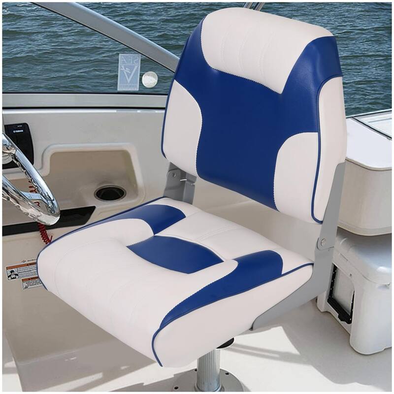 2 Pack Low Back Boat Seats with Stainless Steel Screws
