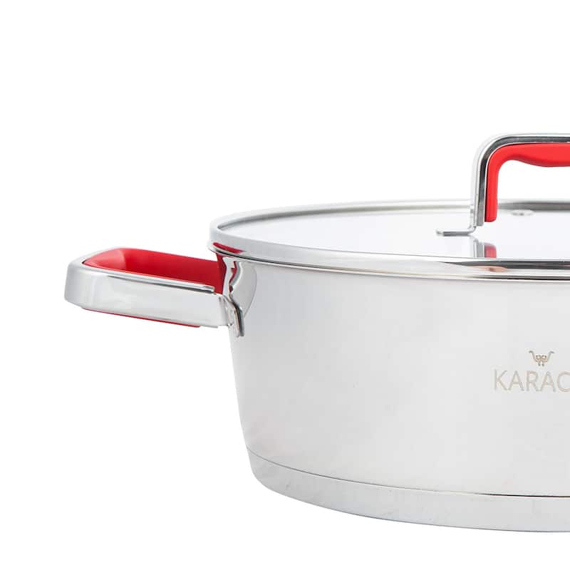 Karaca Merlot Stainless Steel Casseroles Set of 4