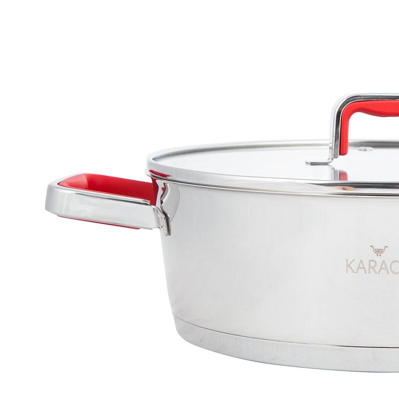 Karaca Merlot Stainless Steel Casseroles Set of 4
