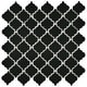 preview thumbnail 1 of 3, Merola Tile Hudson Tangier Glossy Black 12-3/8" x 12-3/8" Porcelain Floor and Wall Tile
