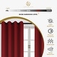 preview thumbnail 27 of 191, Classic Modern Solid Blackout Curtain Set by Miranda Haus