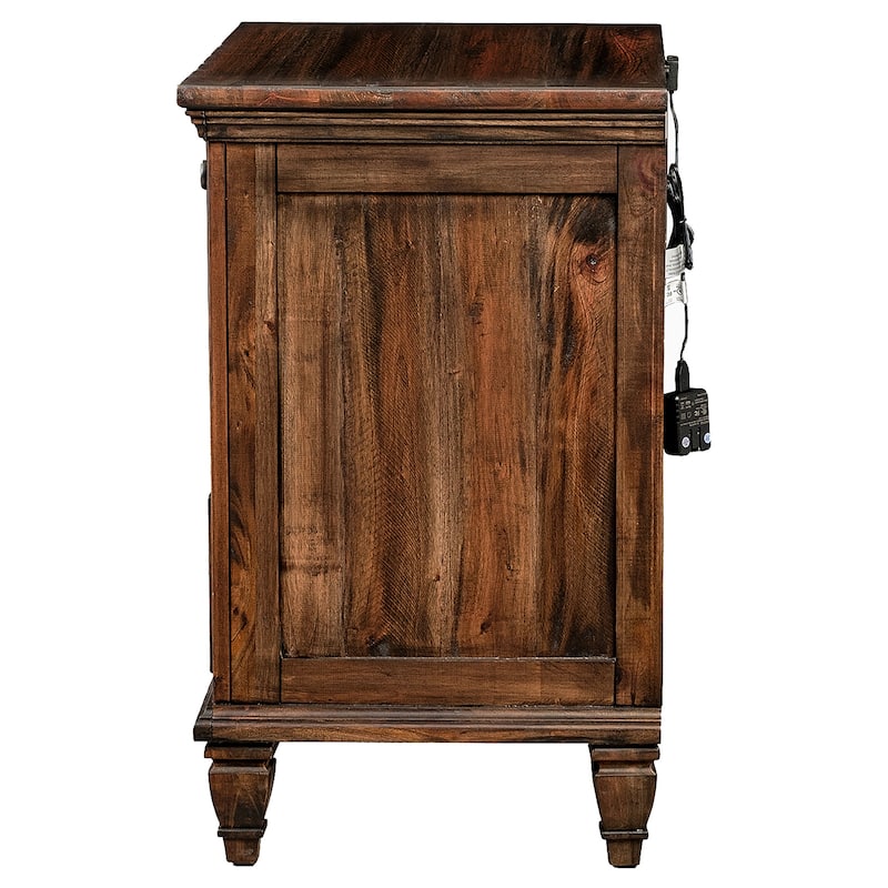 Avenue Farmhouse 3-drawer Bedroom Nightstand