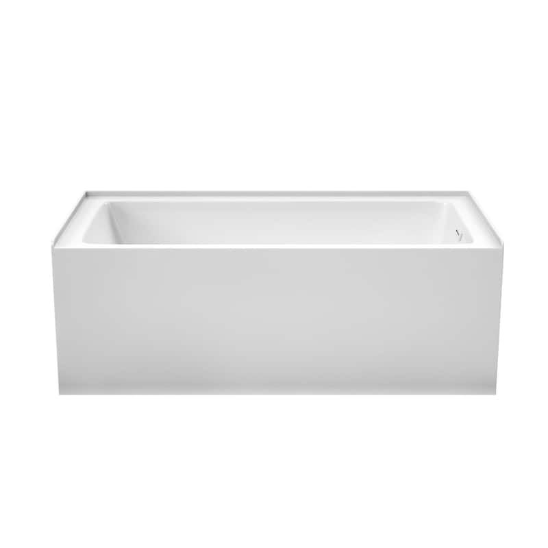 Grayley 60-Inch x 30-Inch Alcove Bathtub in White with Options