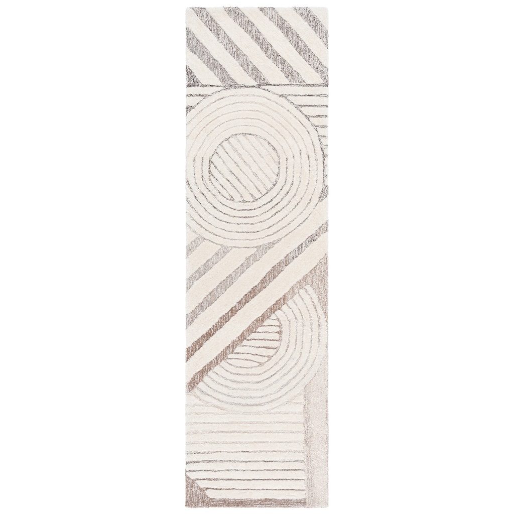 SAFAVIEH Handmade Ebony Olaug Wool Rug
