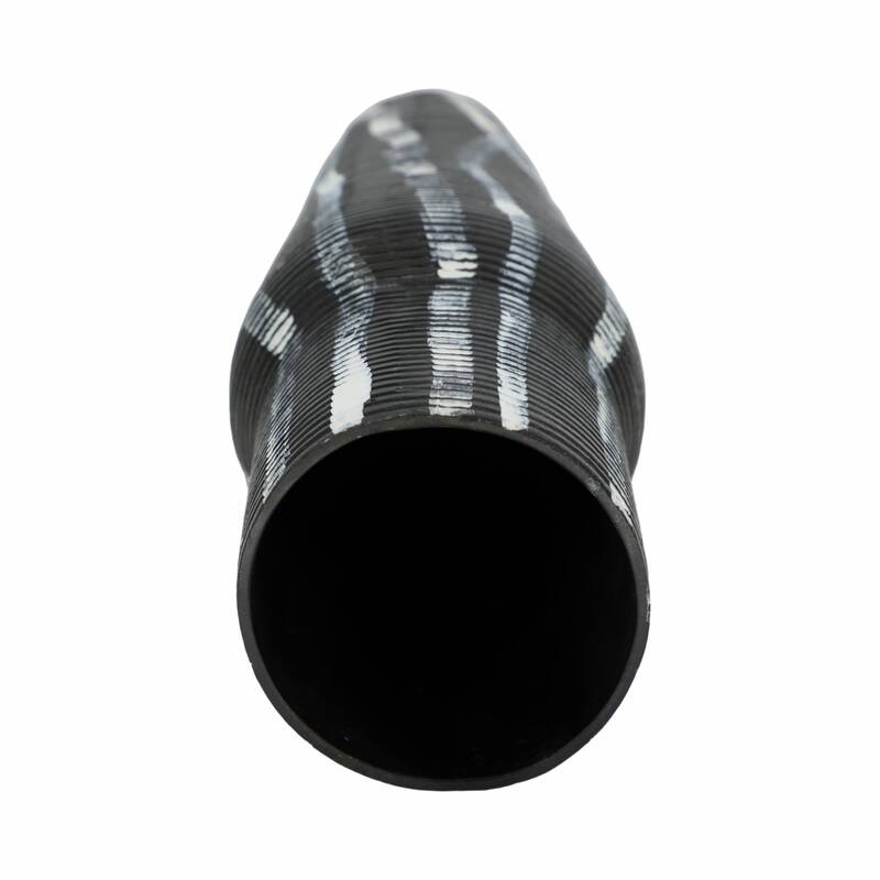 Aluminum Metal Balaz Asymmetrical Sculpted Vase