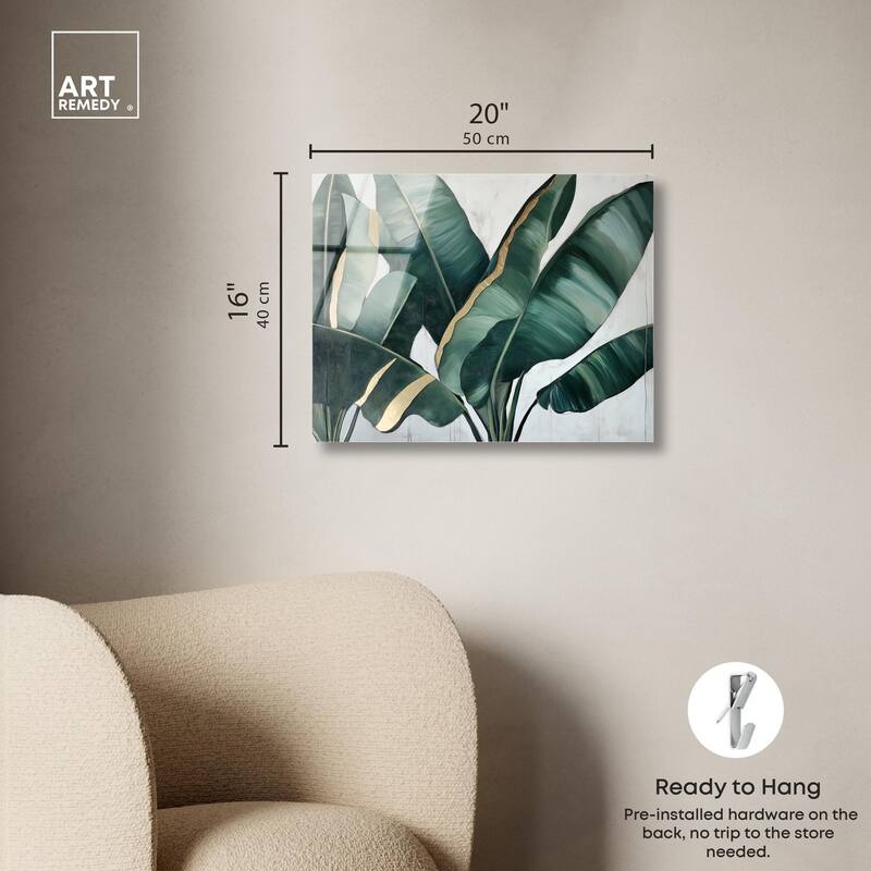 Jungle Jewel Jade I Acrylic by Art Remedy, Ready to Hang