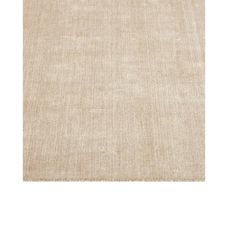 Overton Handmade Modern Contemporary Solid Area Rug
