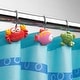 preview thumbnail 2 of 3, Fish Tails Resin 12-Piece Shower Hook Set - 70x72 Inch