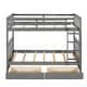 preview thumbnail 23 of 25, Twin-Over-Twin Bunk Bed Frame with Ladders and Two Storage Drawers,Full Length Guard Rails,for Kids Youths Adults