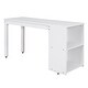 preview thumbnail 13 of 41, All-in-one Bookcase Bed Platform Bed Twin Size Low Loft Bed with Rolling Portable Desk, Bookshel, Cabinet and Storage Drawers