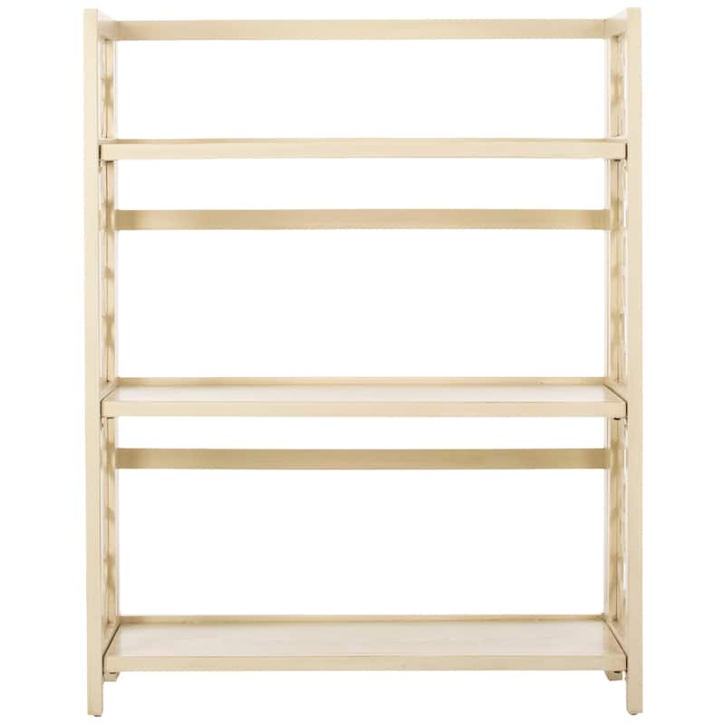 SAFAVIEH Henka Low Black Bookshelf - 33.5" x 13.4" x 42.5" - 34Wx13Dx43H