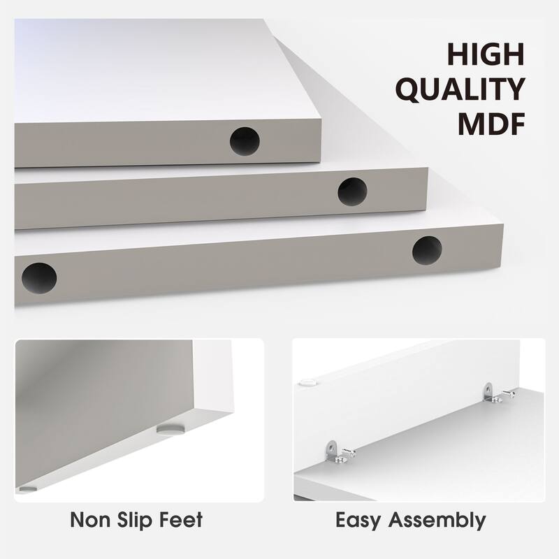 Fenge Monitor Stand, 31.5 Inch Computer Monitor Riser for Desk