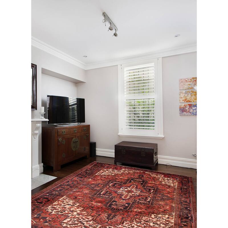 ECARPETGALLERY Hand-knotted Sarabi Copper Wool Rug - 8'1 x 10'11