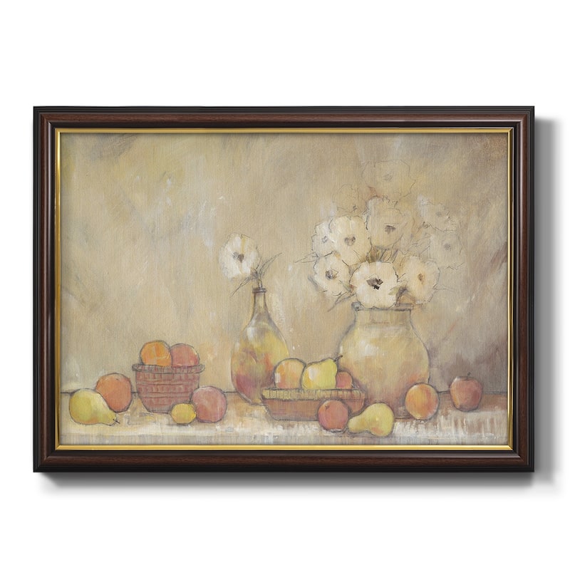 Minimalist Still Life Study I Premium Framed Canvas- Ready to Hang - 24X36 - Mahogany