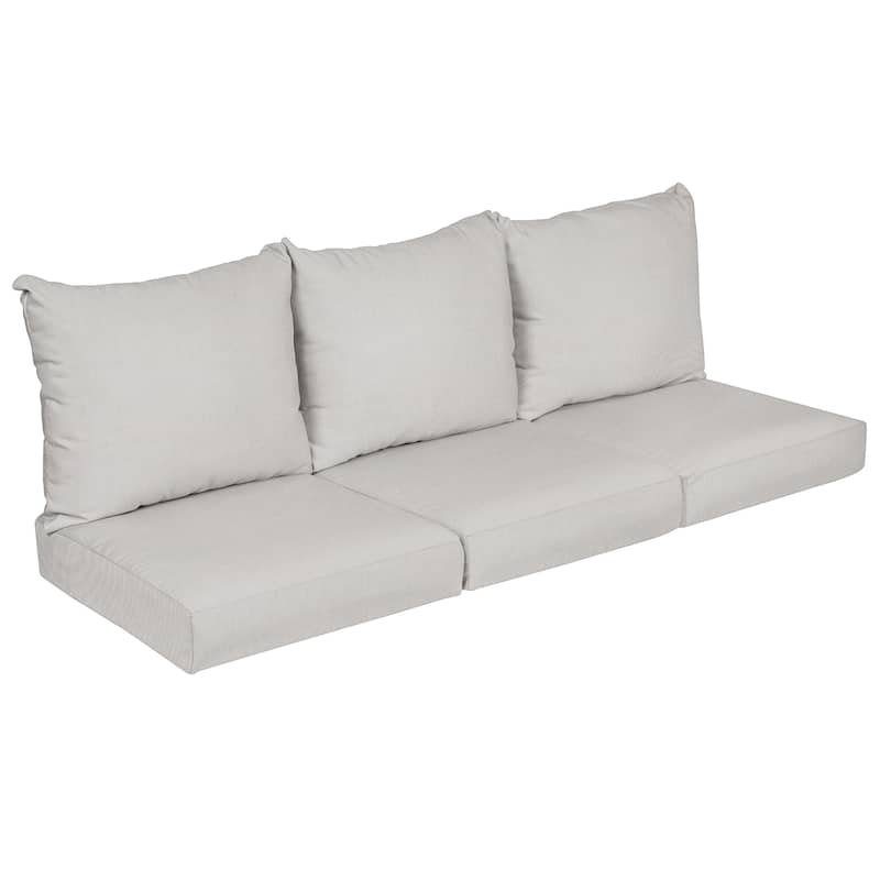 Sorra Home Sunbrella Outdoor Deep Seating Sofa Pillow and Cushion Set