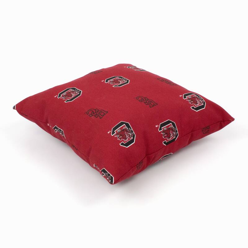 South Carolina Gamecocks Indoor / Outdoor Decorative Pillow Pair - (2) 16" x 16" Pillows
