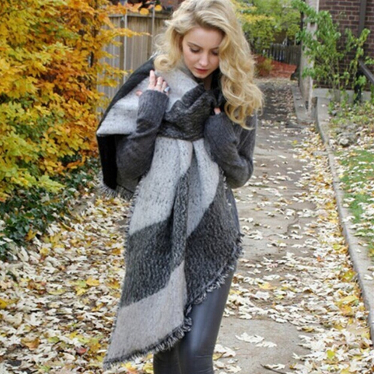Womens Oversized Blanket Scarf Overstock 31151814 Womens Oversized Blanket Scarf Overstock 31151814