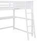 preview thumbnail 49 of 53, Full size Loft Bed with Desk,Multifunctional Wooden Loft Bed with Shelves