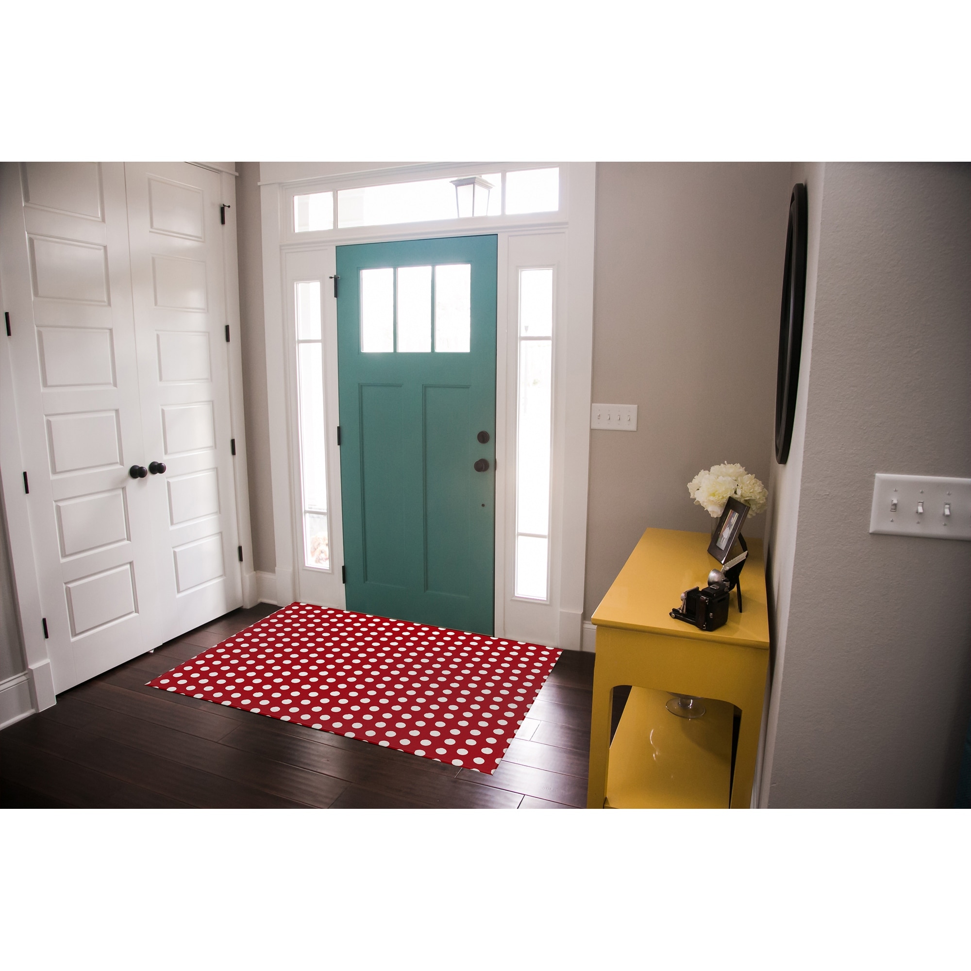 https://ak1.ostkcdn.com/images/products/is/images/direct/f2820143d82365ec17548bdb0f7391bab7366ee7/BIG-POLKA-DOTS-RED-Indoor-Floor-Mat-By-Becky-Bailey.jpg