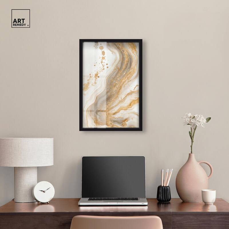 Gold Vein Shadowbox by Art Remedy