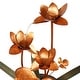 preview thumbnail 5 of 7, Copper Flower Blossoms Outdoor Water Fountain 28" Garden Water Feature