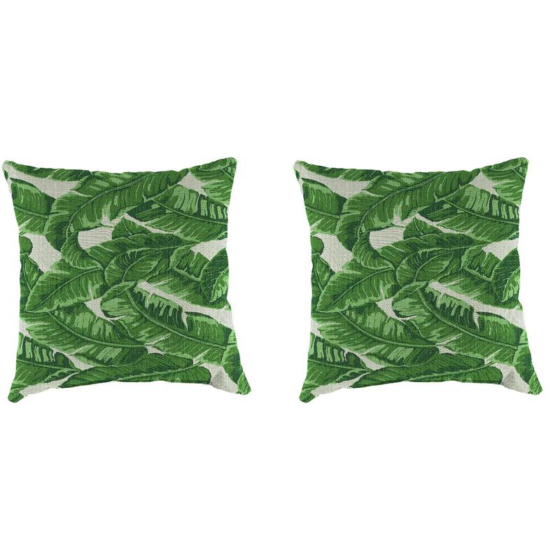 Sunbrella 18" x 18" Outdoor Throw Pillow - Set of 2 - 18'' L x 18'' W x 4'' H