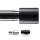 preview thumbnail 1 of 14, Deconovo 1 Inch Adjustable Curtain Rods for Window Steel Tube 1PC-30 to 48 - Black