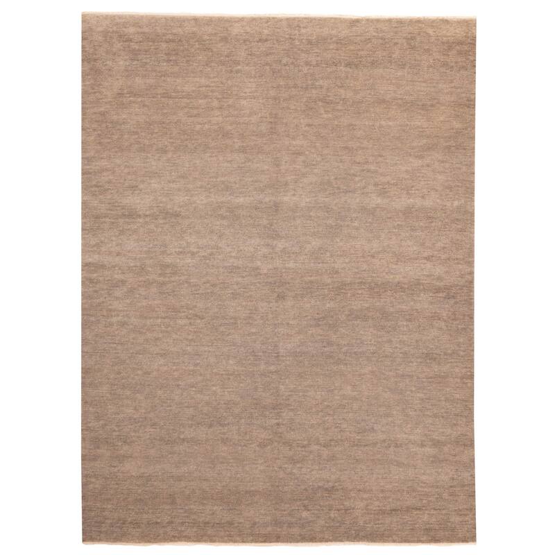 ECARPETGALLERY Hand-knotted Pak Finest Gabbeh Grey, Taupe Wool Rug - 9'4 x 11'10