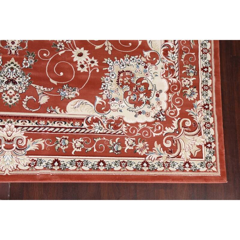 Floral Medallion Transitional Oriental Turkish Rug Traditional Carpet