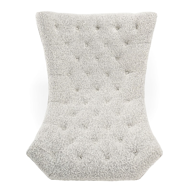 Gabor, Tufted Grey Accent Chair - 32 x 40 x 39