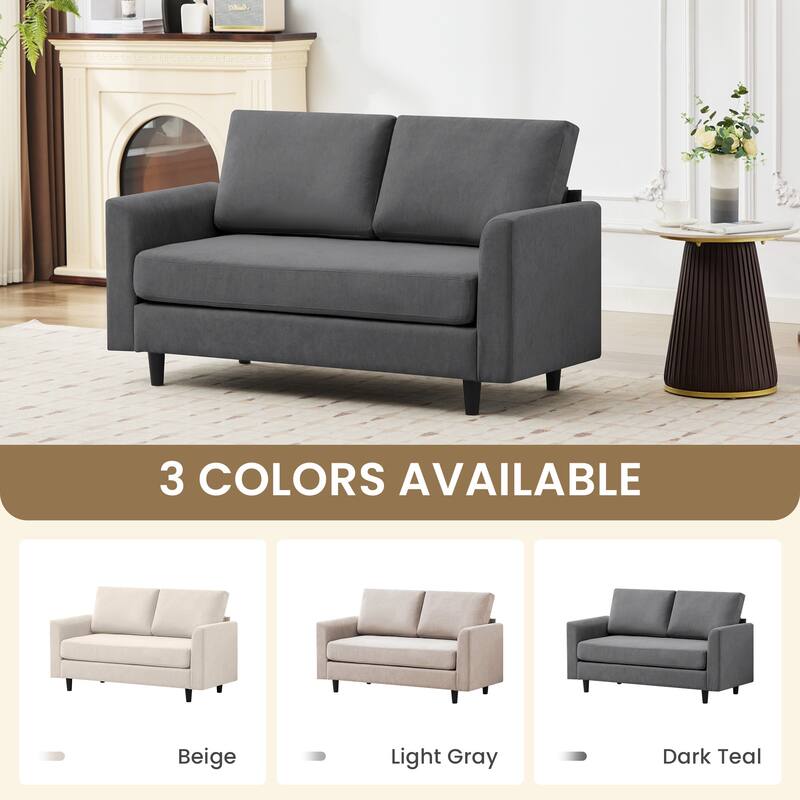 Snow Velvet Sectional Sofa