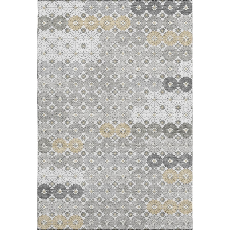 Premium Washable Super Soft Whimsy Mosaic Mayfield Rug