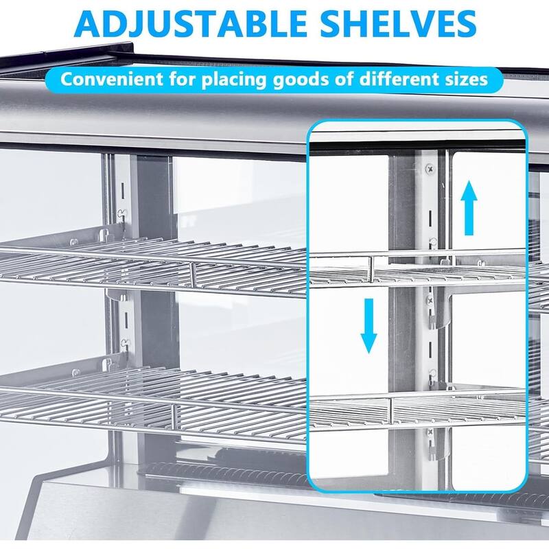 Horizontal Refrigerated Display Cabinet, 8.1 Cu.Ft