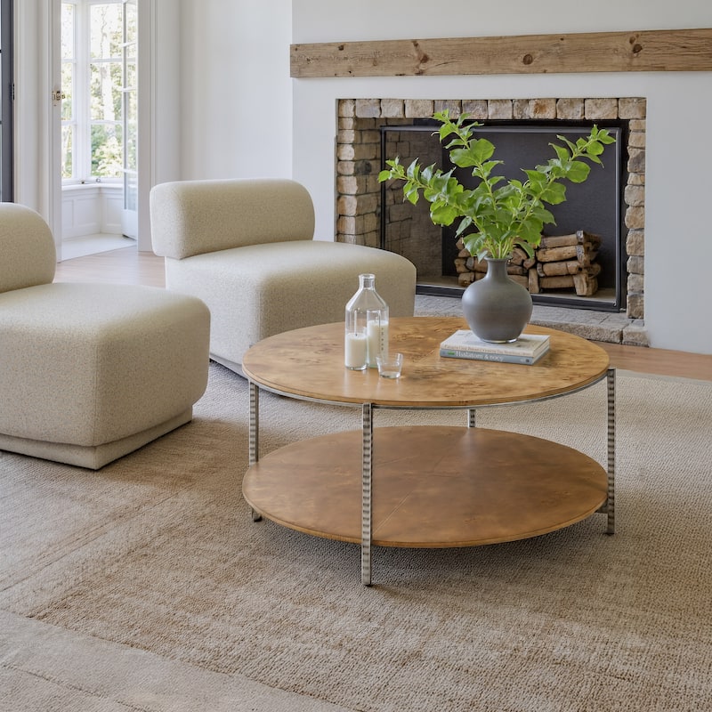 Adna Coffee Table Brown - Brown