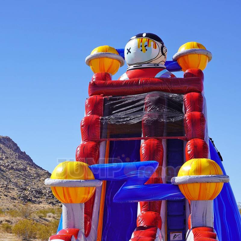 JumpOrange Astronaut 19 ft Inflatable Water Slide (with Blower)
