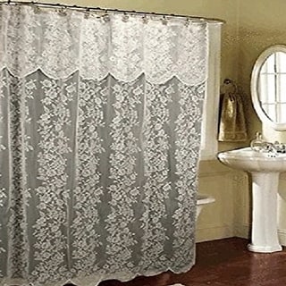 Shower Curtain With Valance for sale