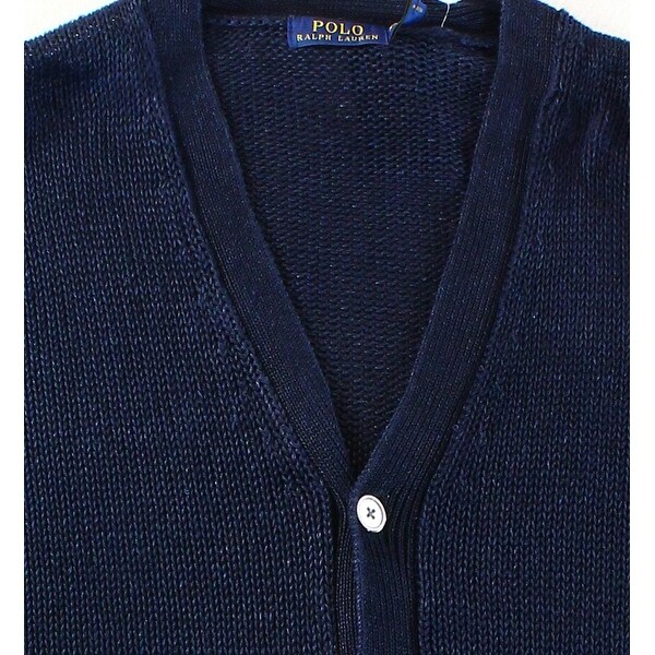 ralph lauren navy blue sweater