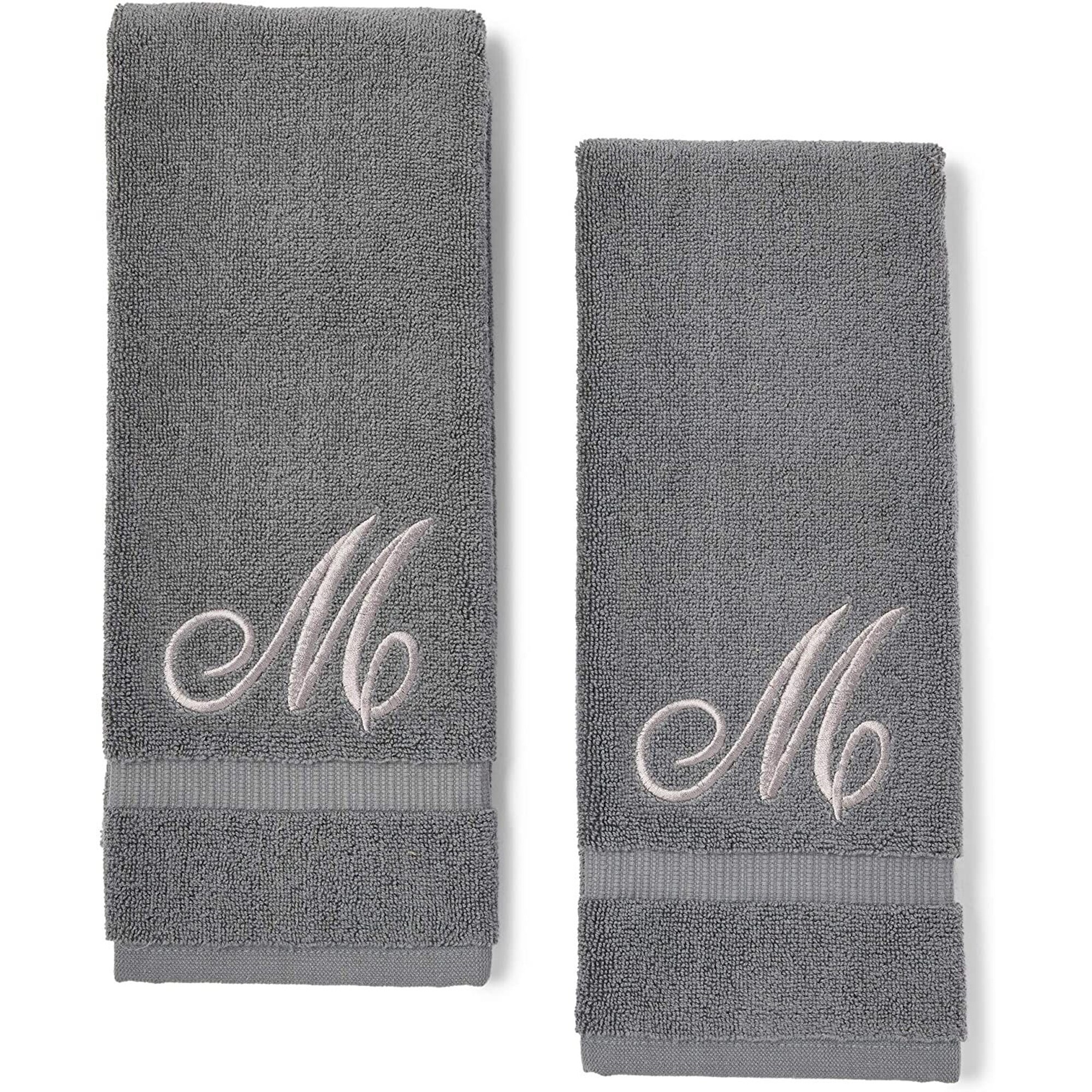 Bed bath and beyond monogram towels 2025