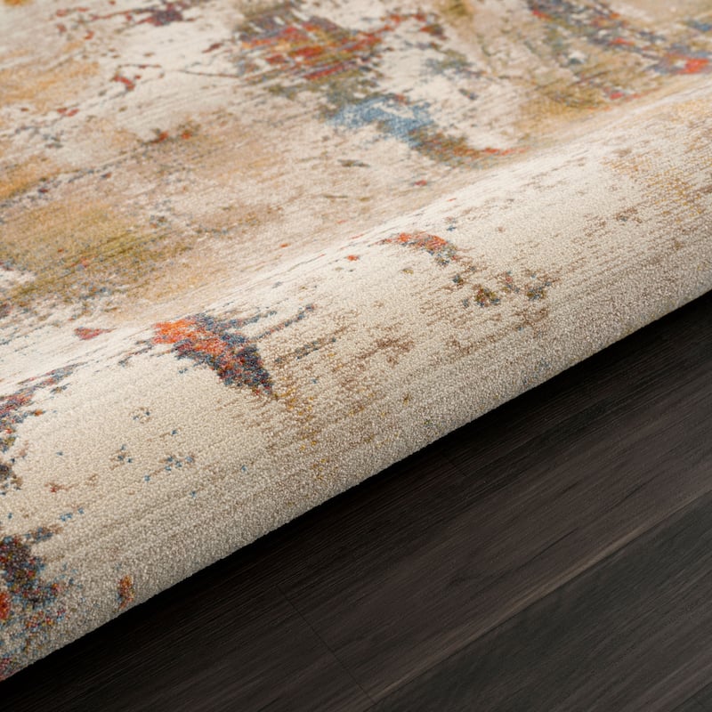 Sevita Modern Distressed Abstract Area Rug