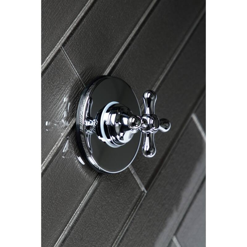 Kingston Brass Single-Handle Three-Way Diverter Valve with Trim Kit