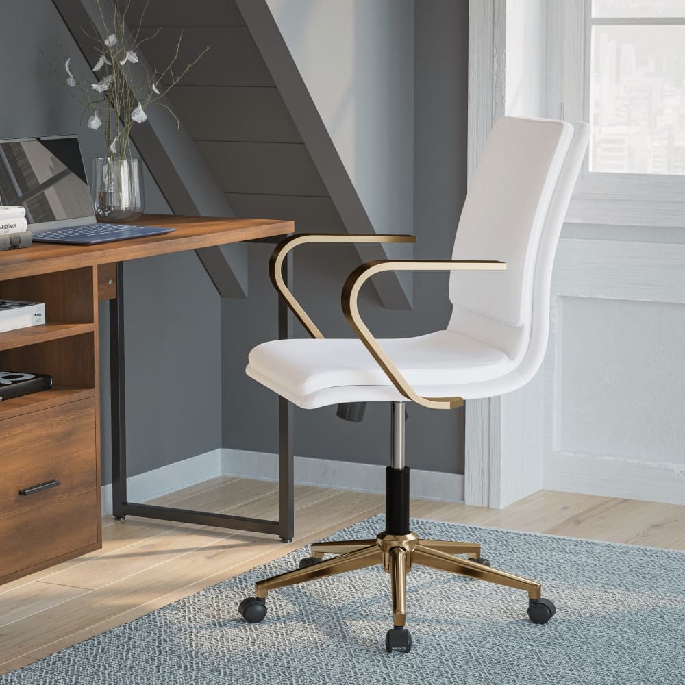 Designer Executive Swivel Office Chair with Arms