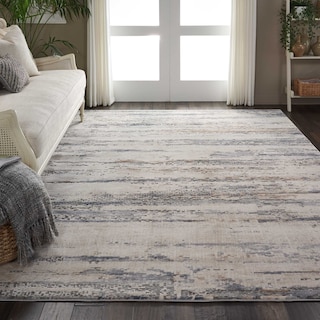 Rustic Textures Modern Country Abstract Area Rug
