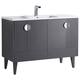 Option Rock Gray - Polished Chrome Handles