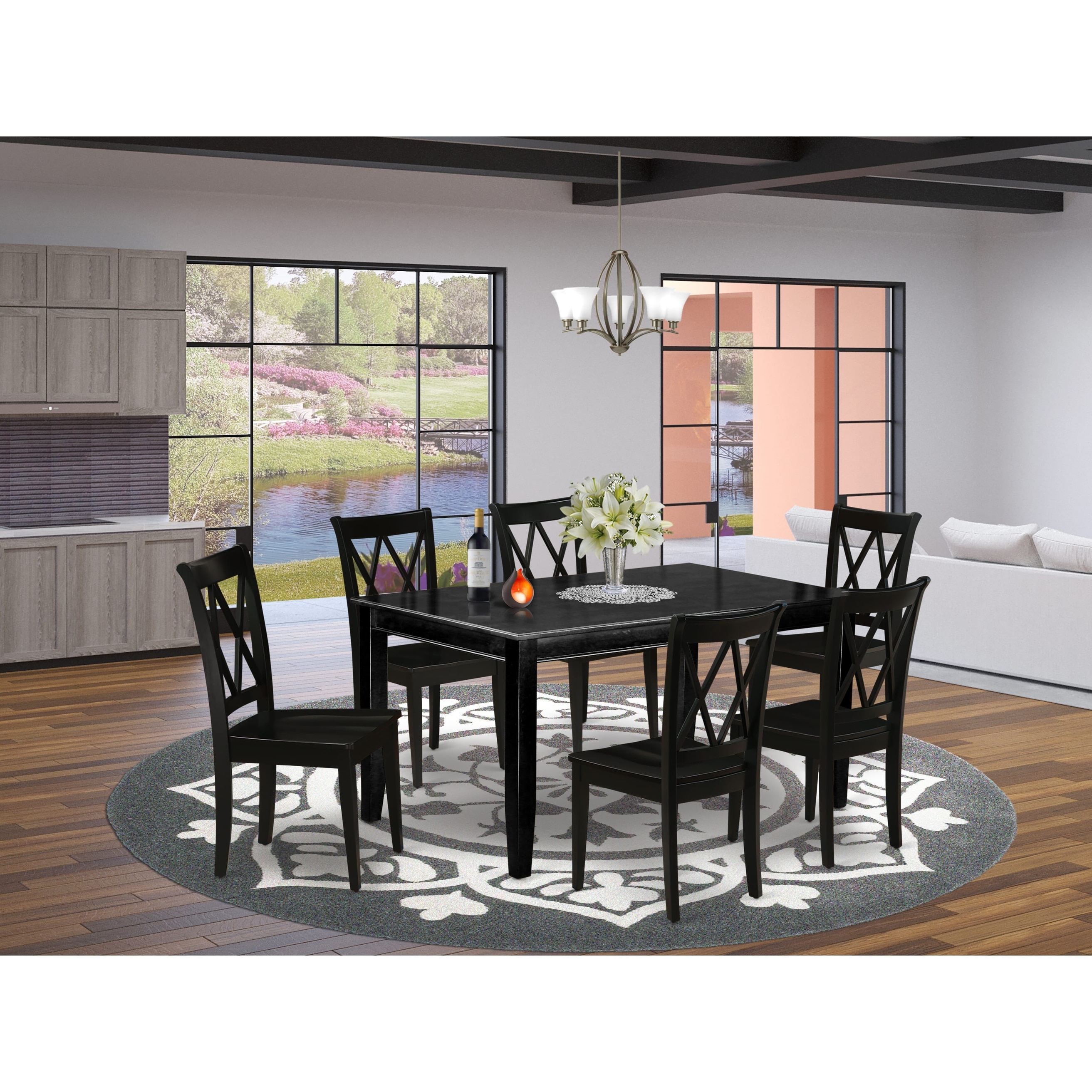 International Caravan Marbella Set of 5 Round Dining Group International Caravan Marbella Set of 5 Round Dining Group