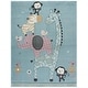 preview thumbnail 32 of 68, SAFAVIEH Carousel Kids Brandusa Animal Rug 8' x 10' - Blue - Rectangle