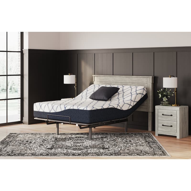 Signature Design by Ashley 12 Inch Chime Elite 2.0 White/Blue Mattress