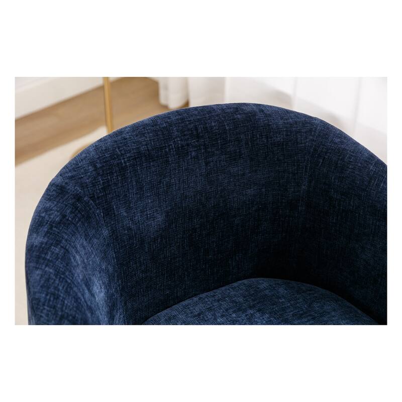 Fabric Swivel Accent Barrel Chair