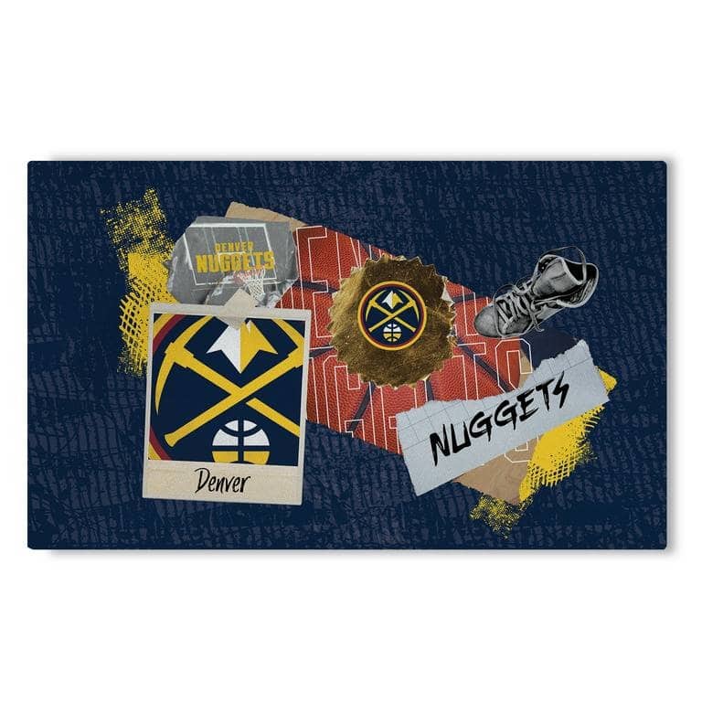 NBA Display Washable Rug - 36" x 62" - Denver Nuggets