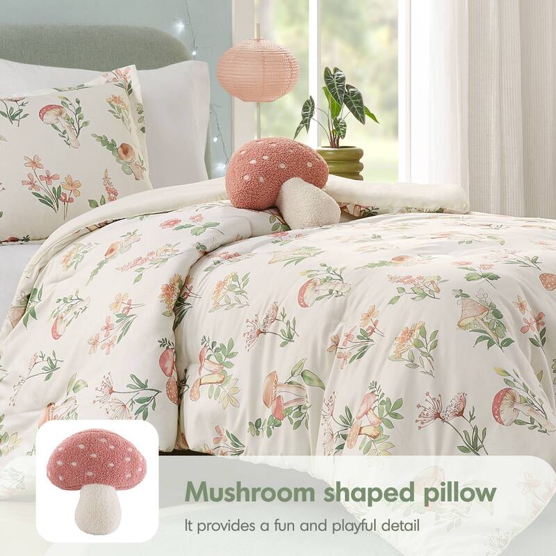 Intelligent Design Brynn Mushroom Garden Comforter Set