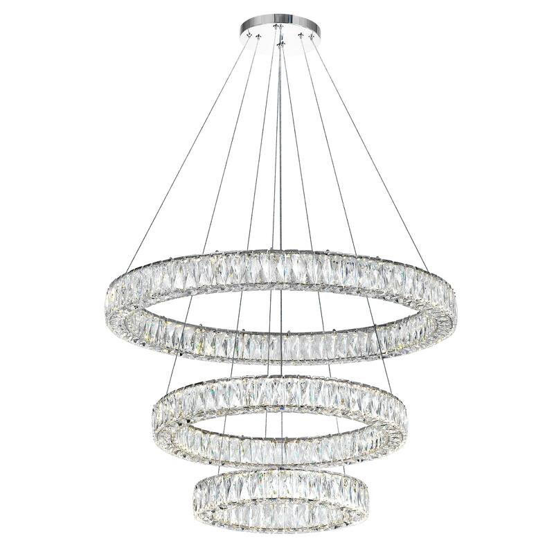 Madeline LED Chandelier With Chrome Finish - Chrome